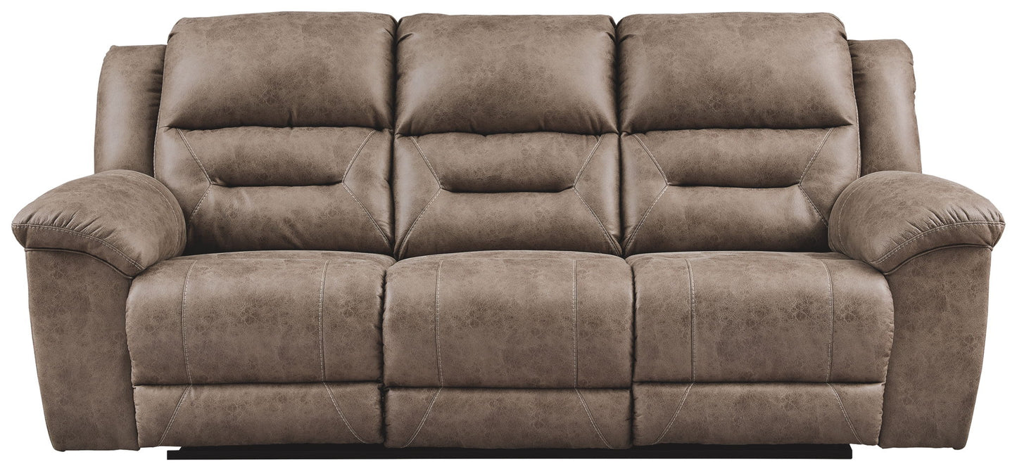 Stoneland - Power Reclining Sofa - Hornell Furniture Outlet