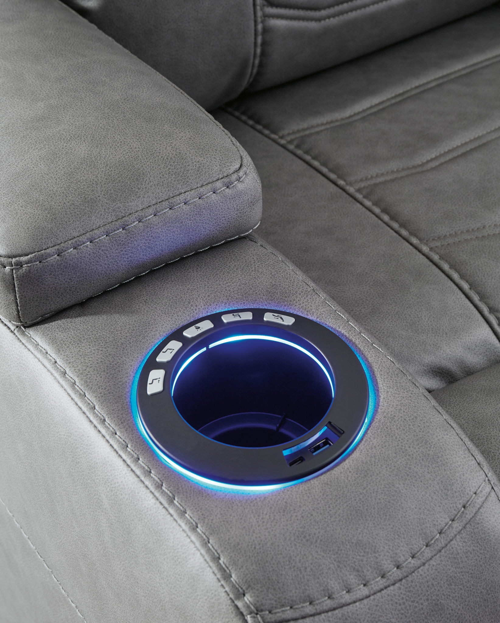 Schooner Rocks - Power Recliner / Adj Headrest - Hornell Furniture Outlet