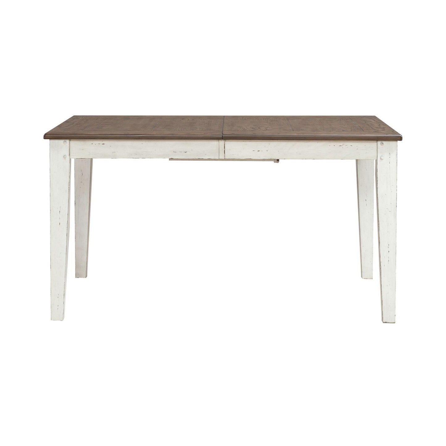 Al Fresco - Rectangular Leg Table - Graphite / Whitestone - Hornell Furniture Outlet