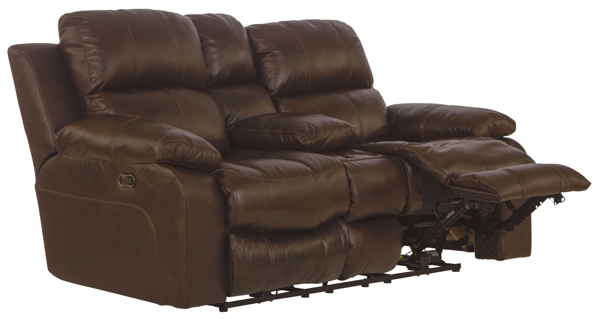 Positano - Reclining Console Loveseat - Hornell Furniture Outlet