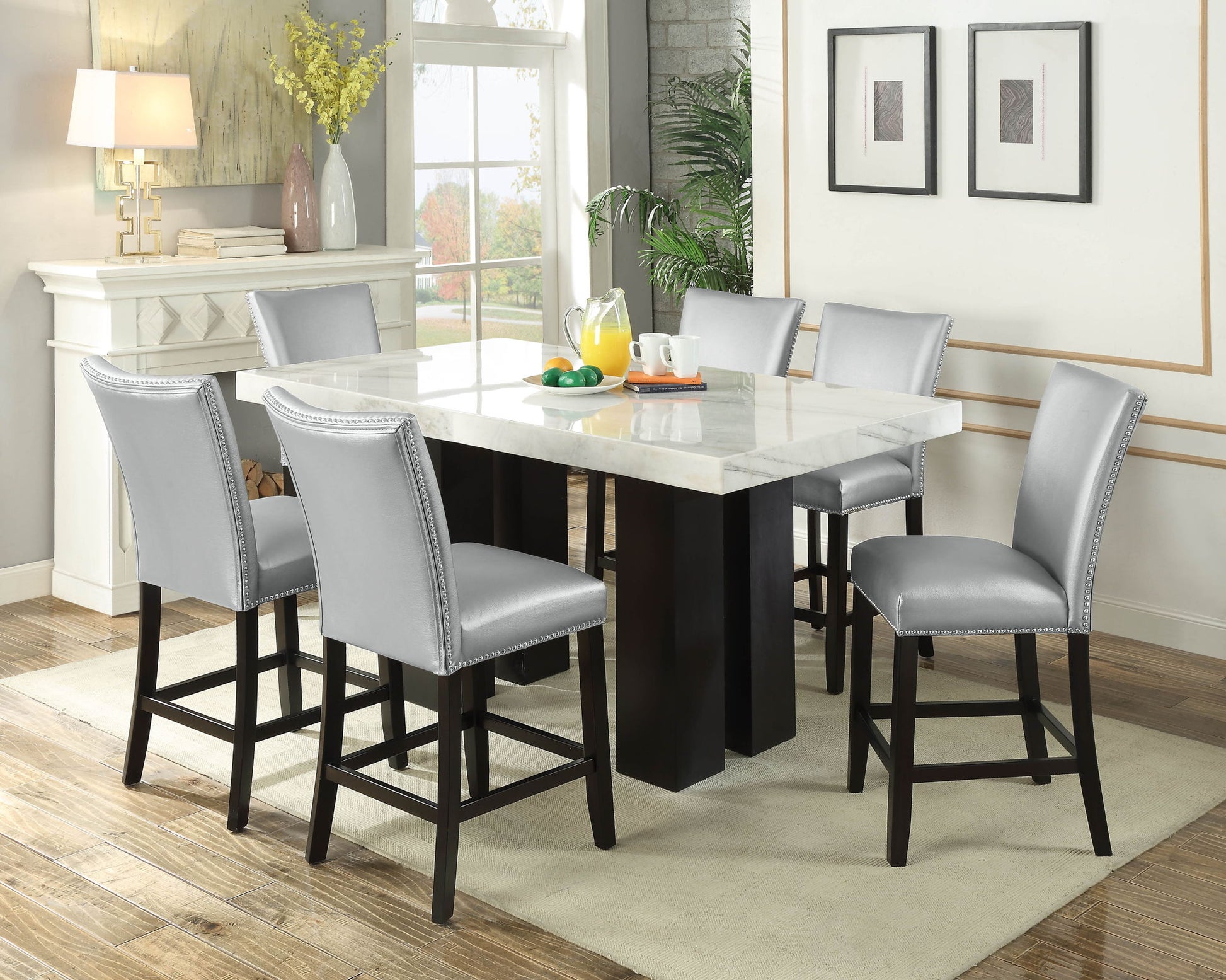 Camila - Rectangular Counter Dining Set - Hornell Furniture Outlet