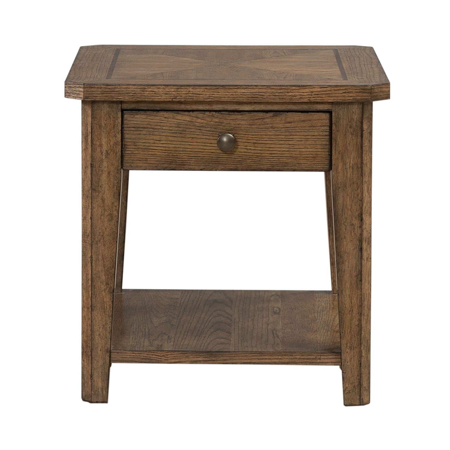 Carolina Park - End Table - Brown - Hornell Furniture Outlet