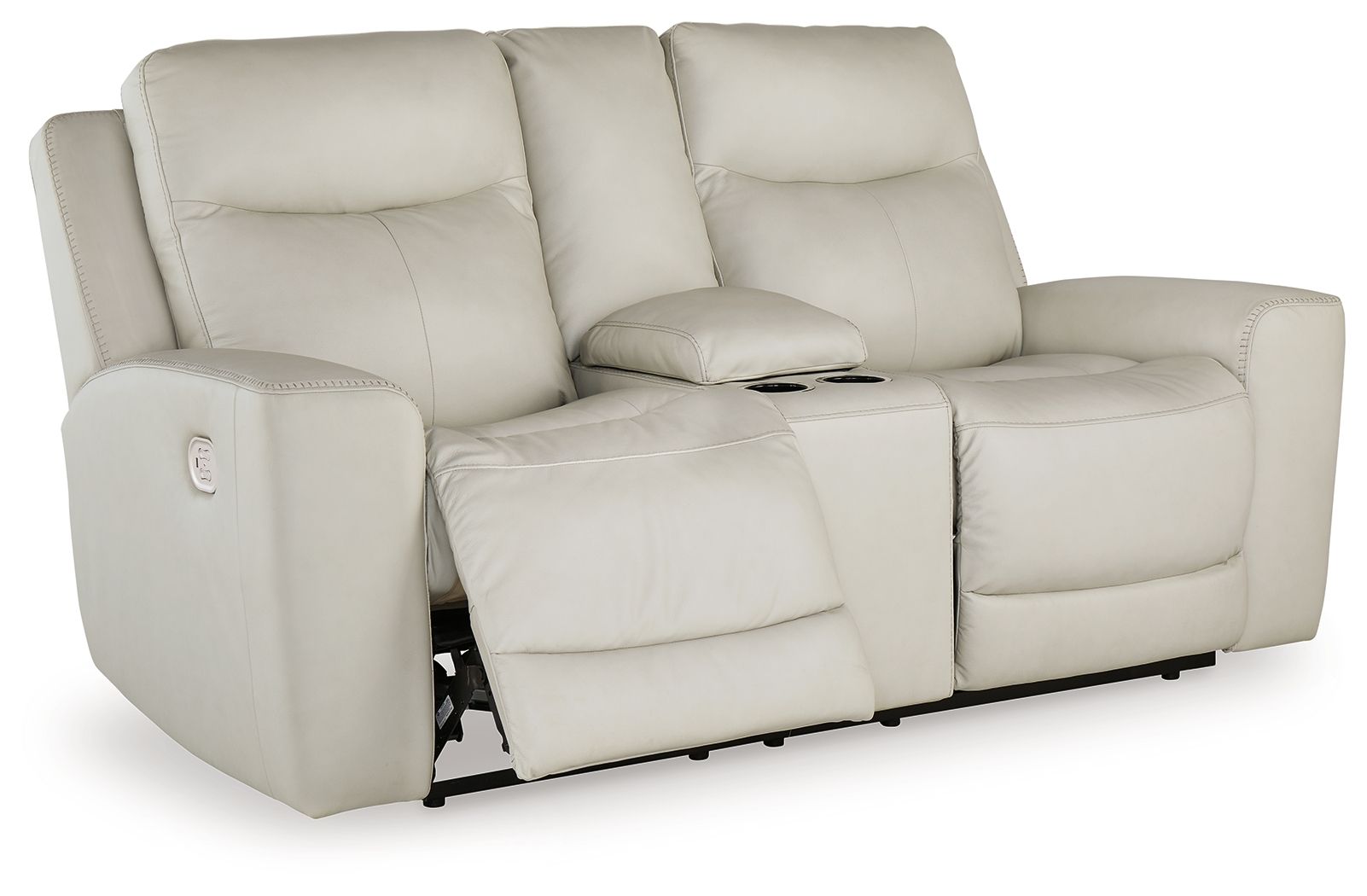 Mindanao - Coconut - 3 Pc. - Power Reclining Sofa, Power Reclining Loveseat With Console, Power Recliner - Hornell Furniture Outlet