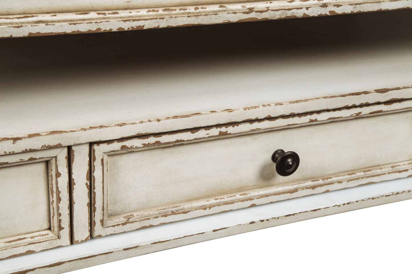 Realyn - White / Brown - Lift Top Cocktail Table - Hornell Furniture Outlet