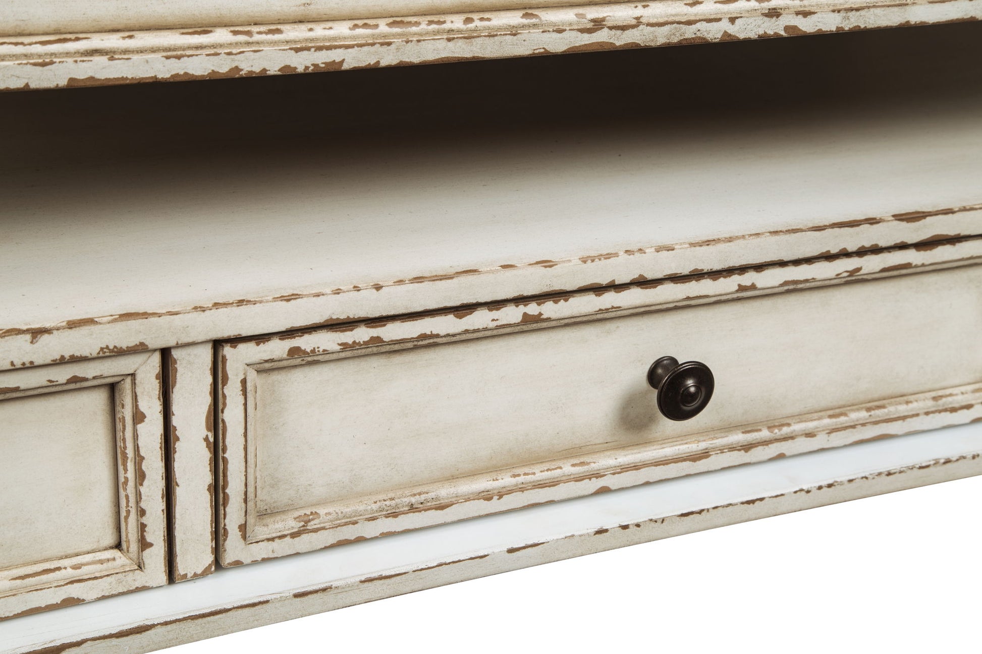 Realyn - White / Brown - Lift Top Cocktail Table - Hornell Furniture Outlet