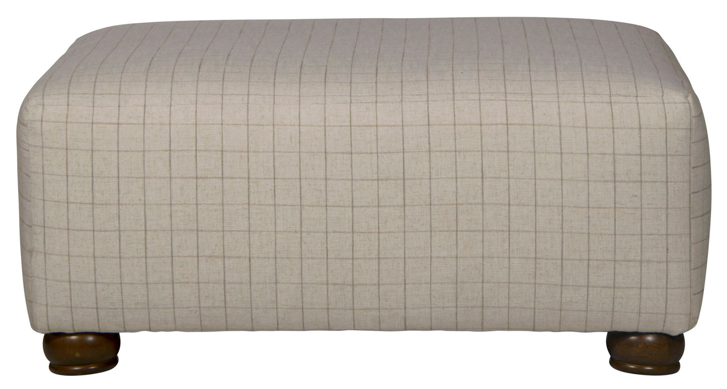 Briarcliff - Cocktail Ottoman - Sandstone - Hornell Furniture Outlet