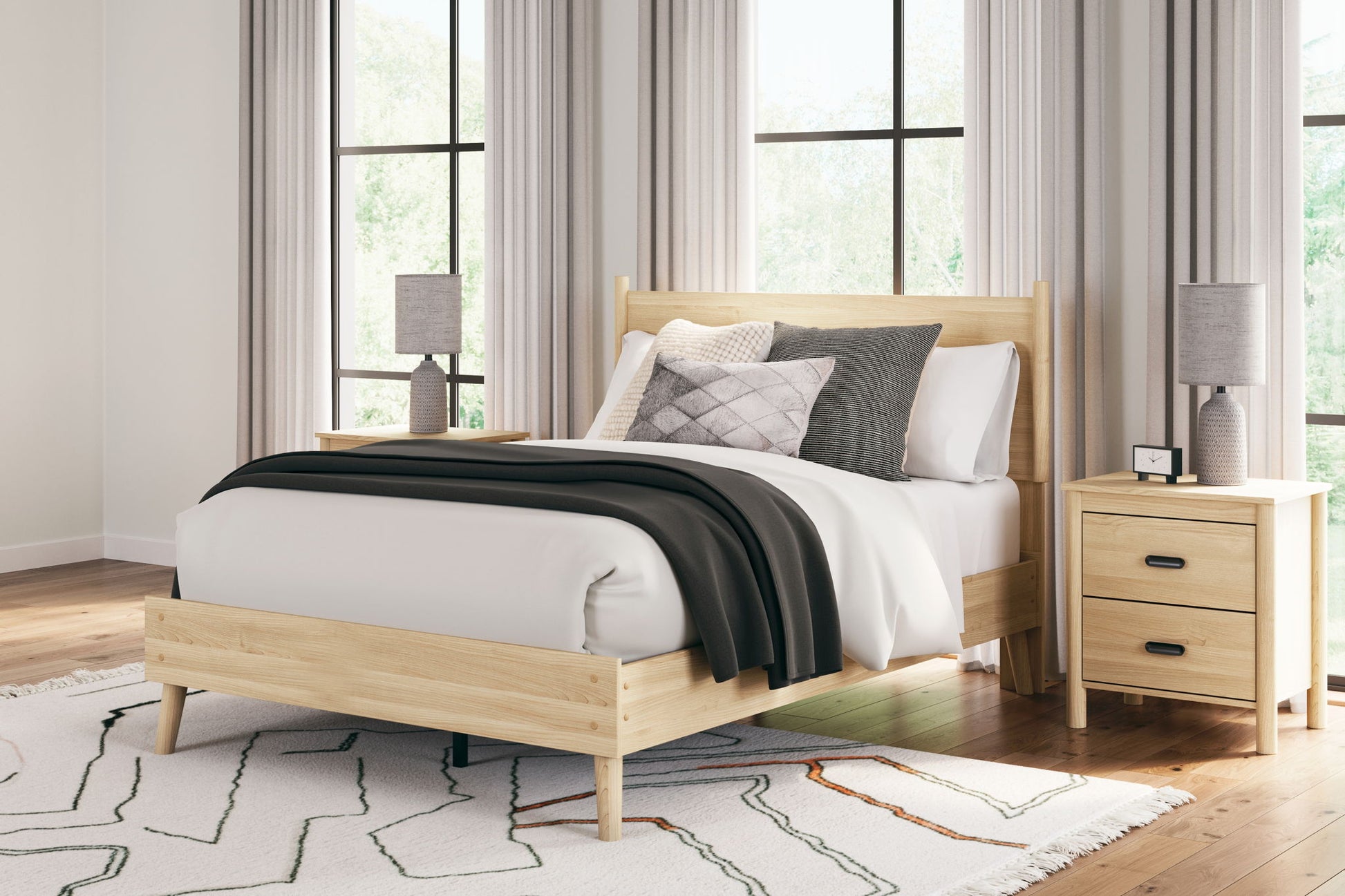Cabinella - Platform Panel Bed - Hornell Furniture Outlet