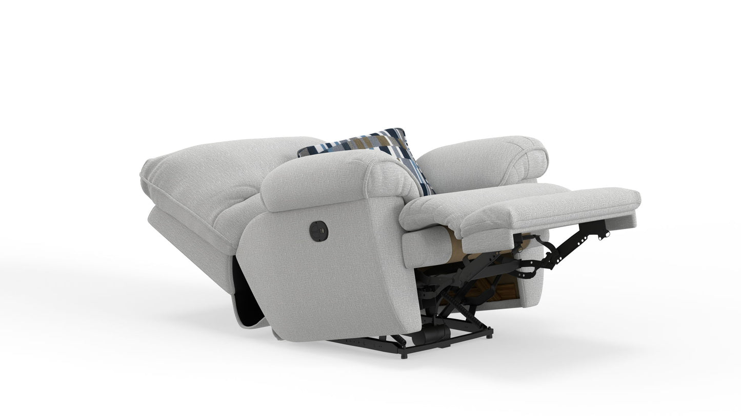 Lenny - Lay Flat Power Recliner - Hornell Furniture Outlet