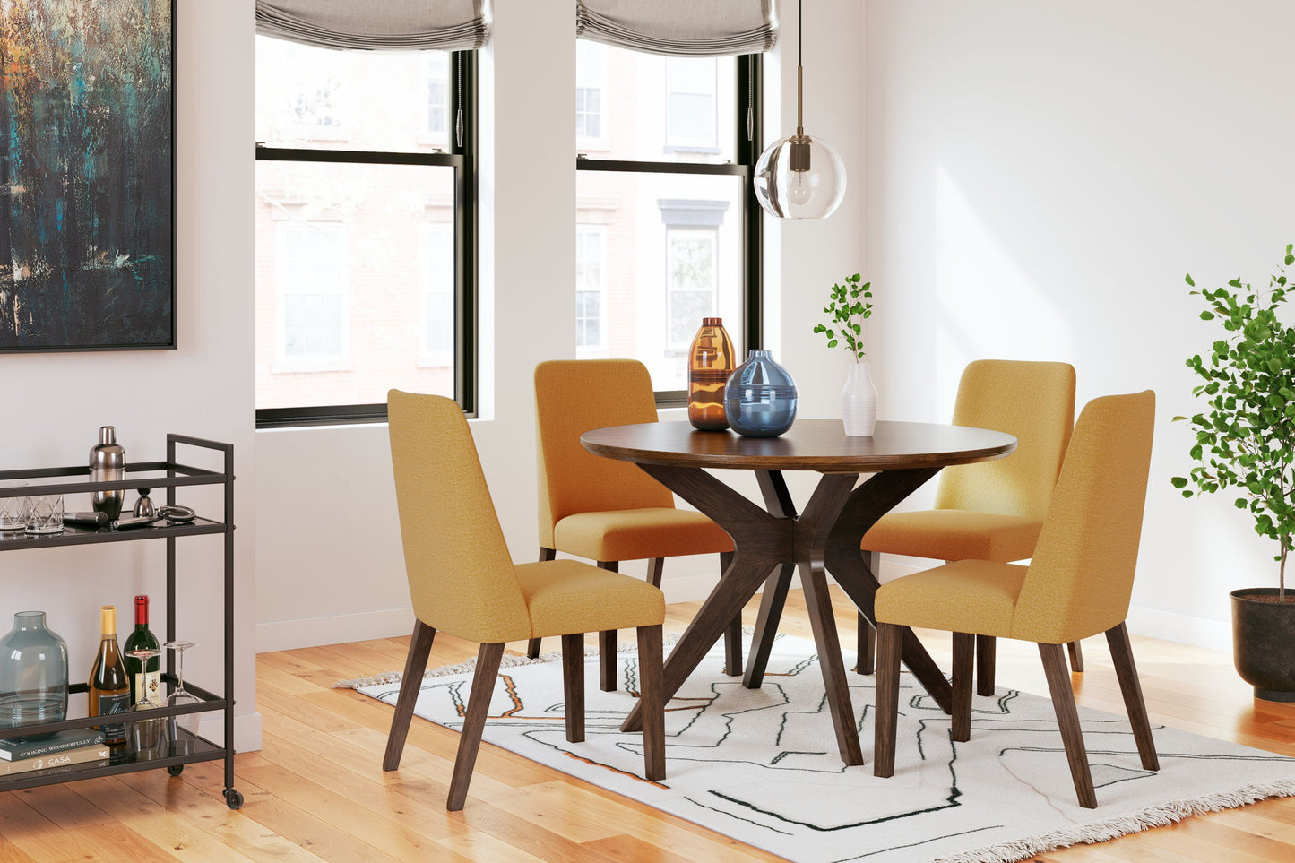 Lyncott - Dining Uph Side Chair (Set of 2) - Hornell Furniture Outlet
