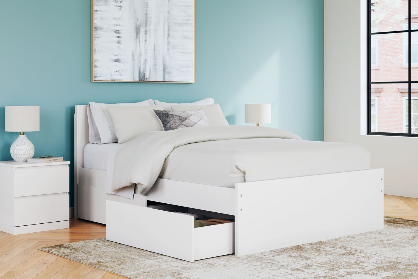 Onita - Panel Platform Bed - Hornell Furniture Outlet