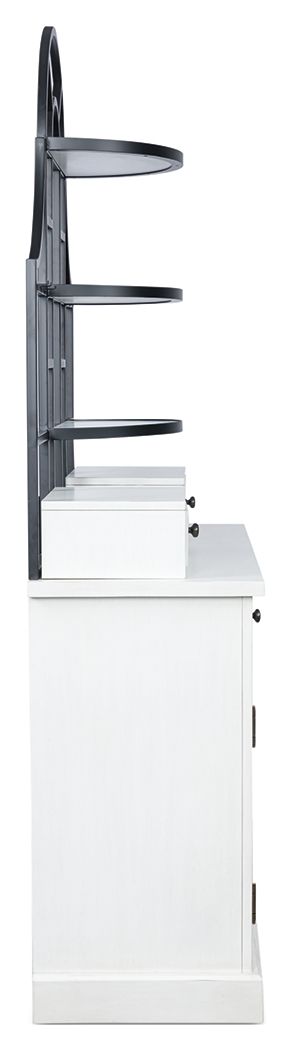 Greddinton - White - Baker's Rack - Hornell Furniture Outlet