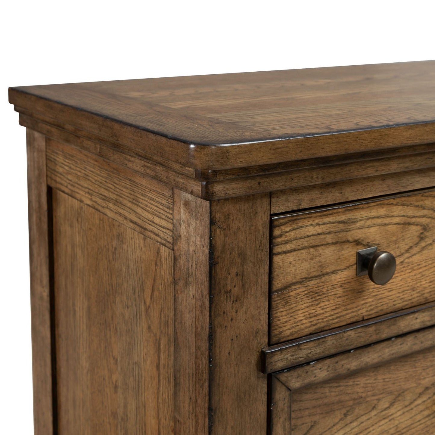Carolina Park - 5 Drawer Chest - Brown - Hornell Furniture Outlet
