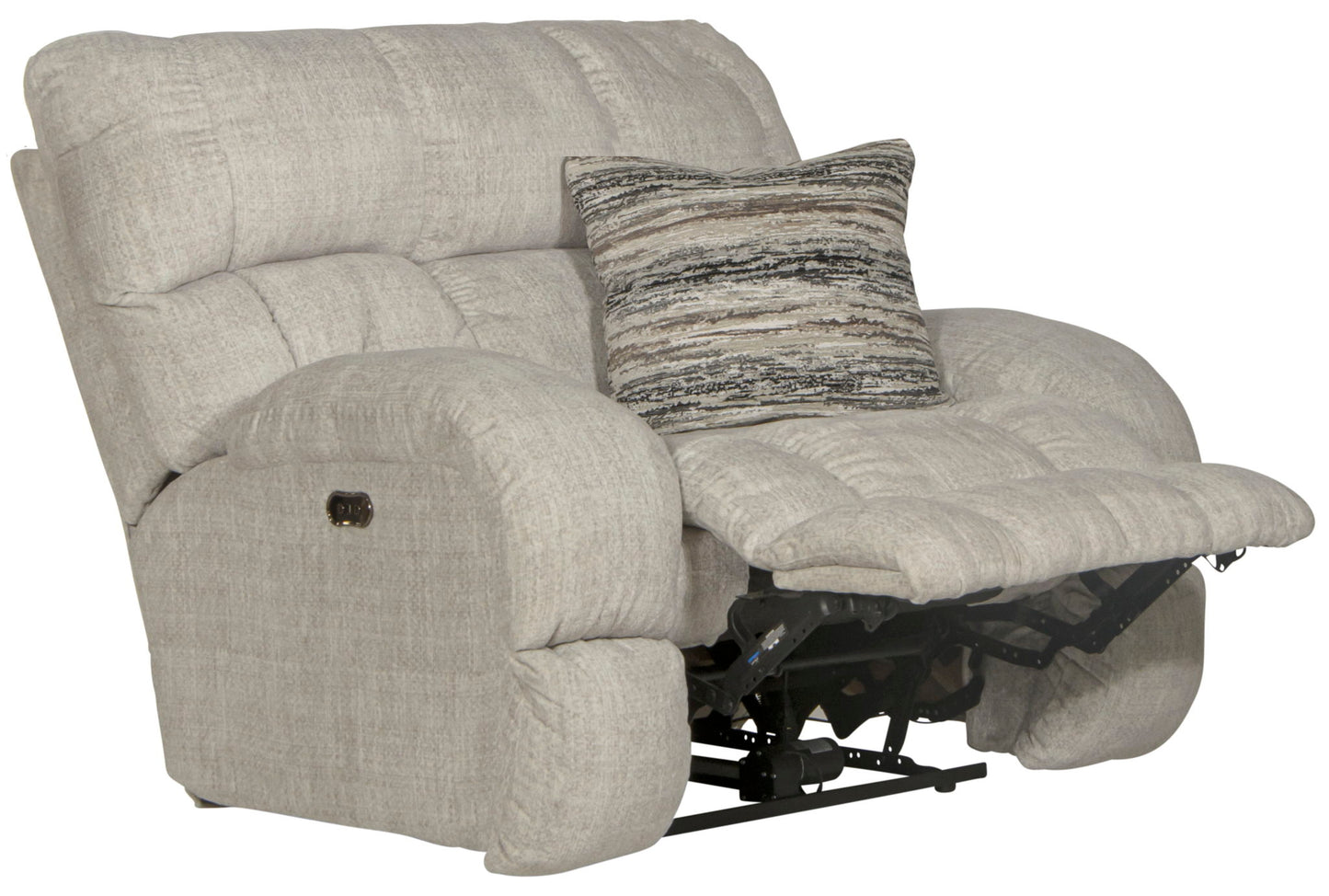 Ashland - Power Lay Flat Recliner - Hornell Furniture Outlet