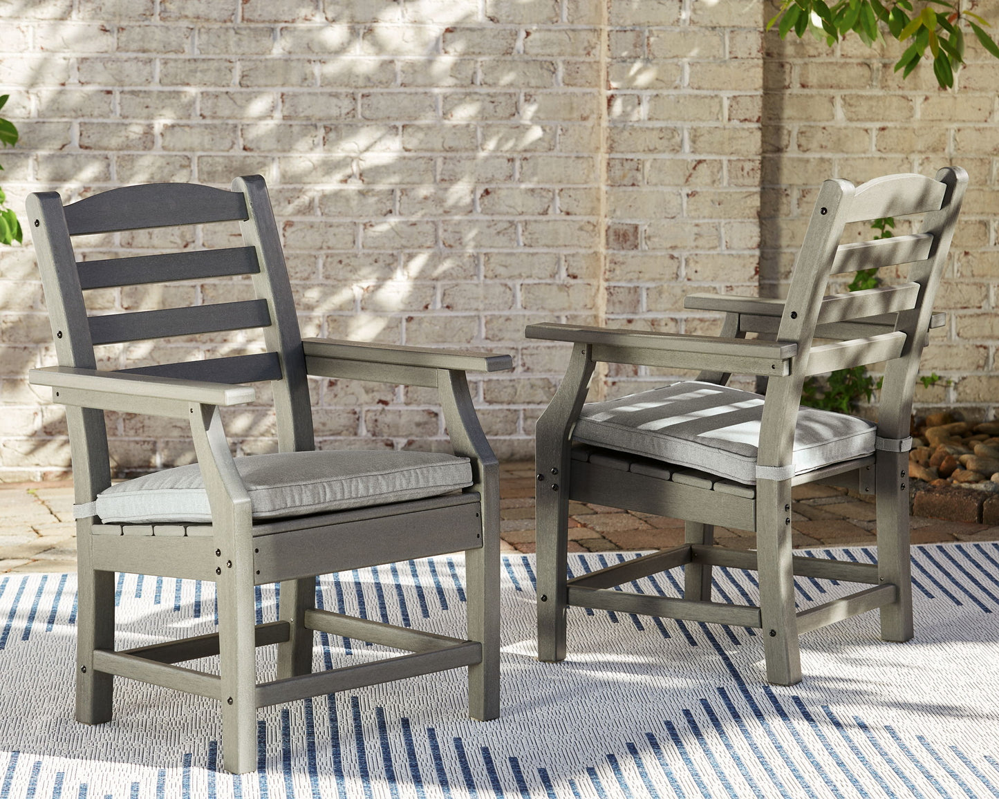 Visola - Gray - 7 Pc. - Dining Set with 6 Chairs - Hornell Furniture Outlet