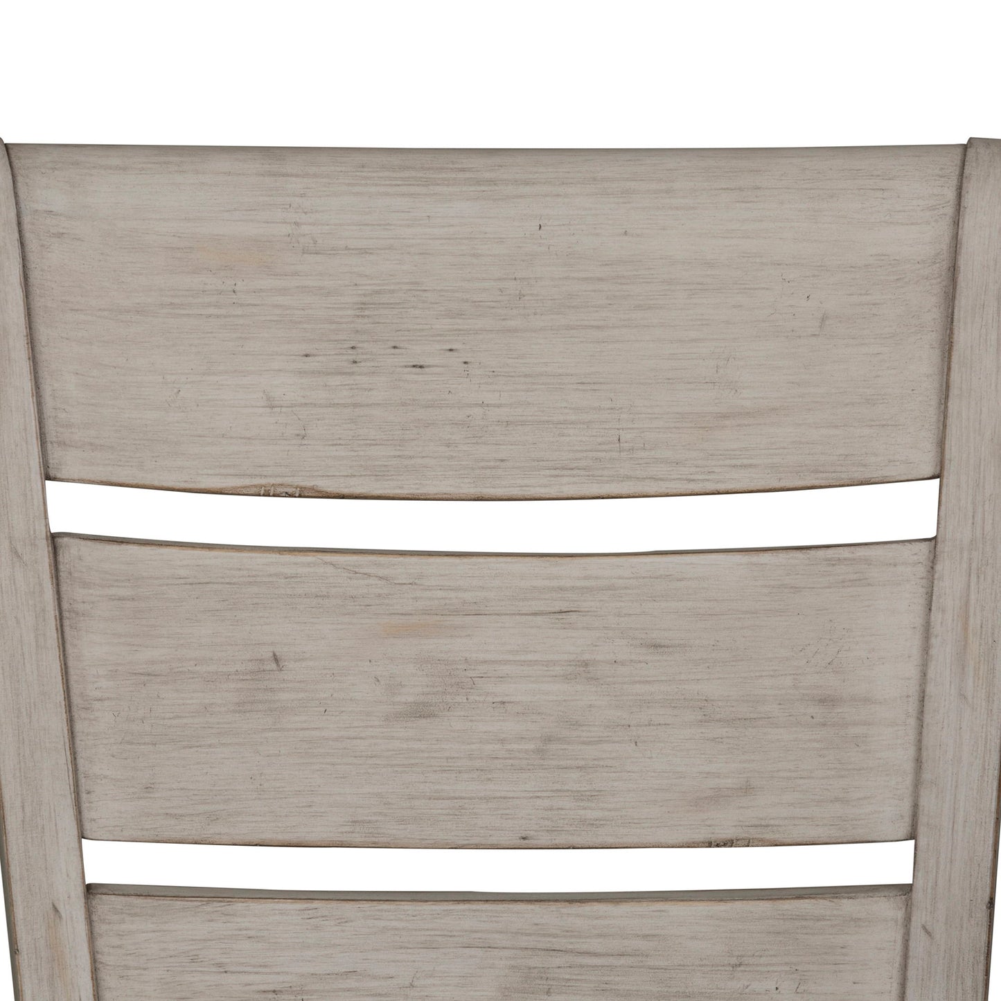 Farmhouse Reimagined - Ladder Back Upholstered Side Chair - White - Hornell Furniture Outlet