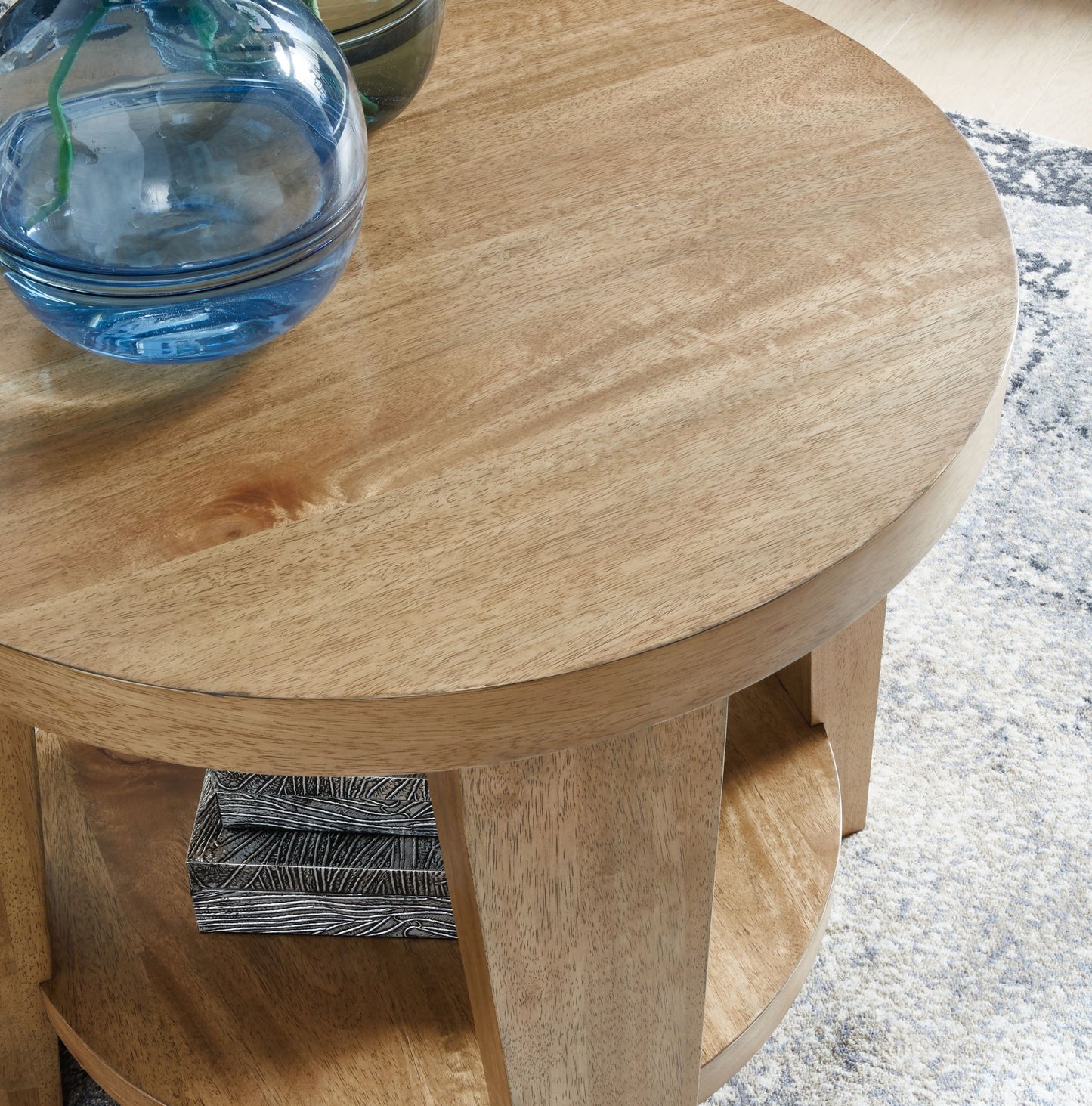 Kristiland - Light Brown - Round End Table - Hornell Furniture Outlet