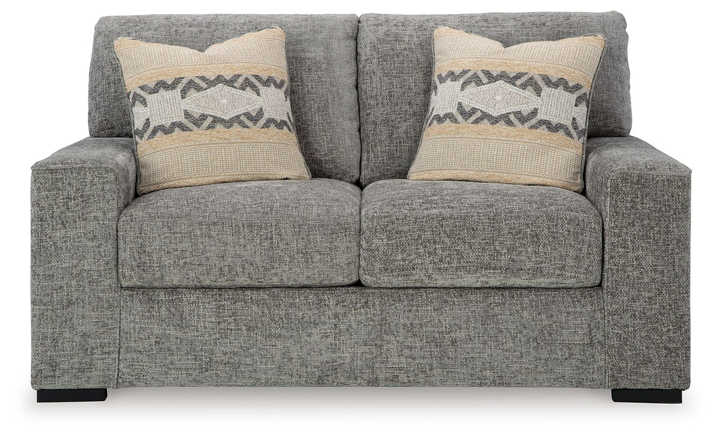 Dunmor - Graphite - Loveseat - Hornell Furniture Outlet