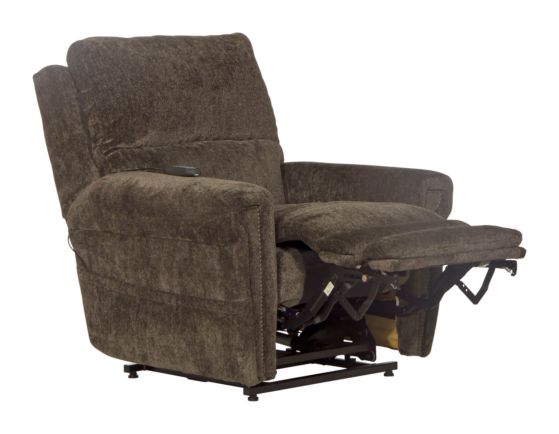 Warner - Power Headrest With Lumbar Power Lay Flat Recliner - Hornell Furniture Outlet
