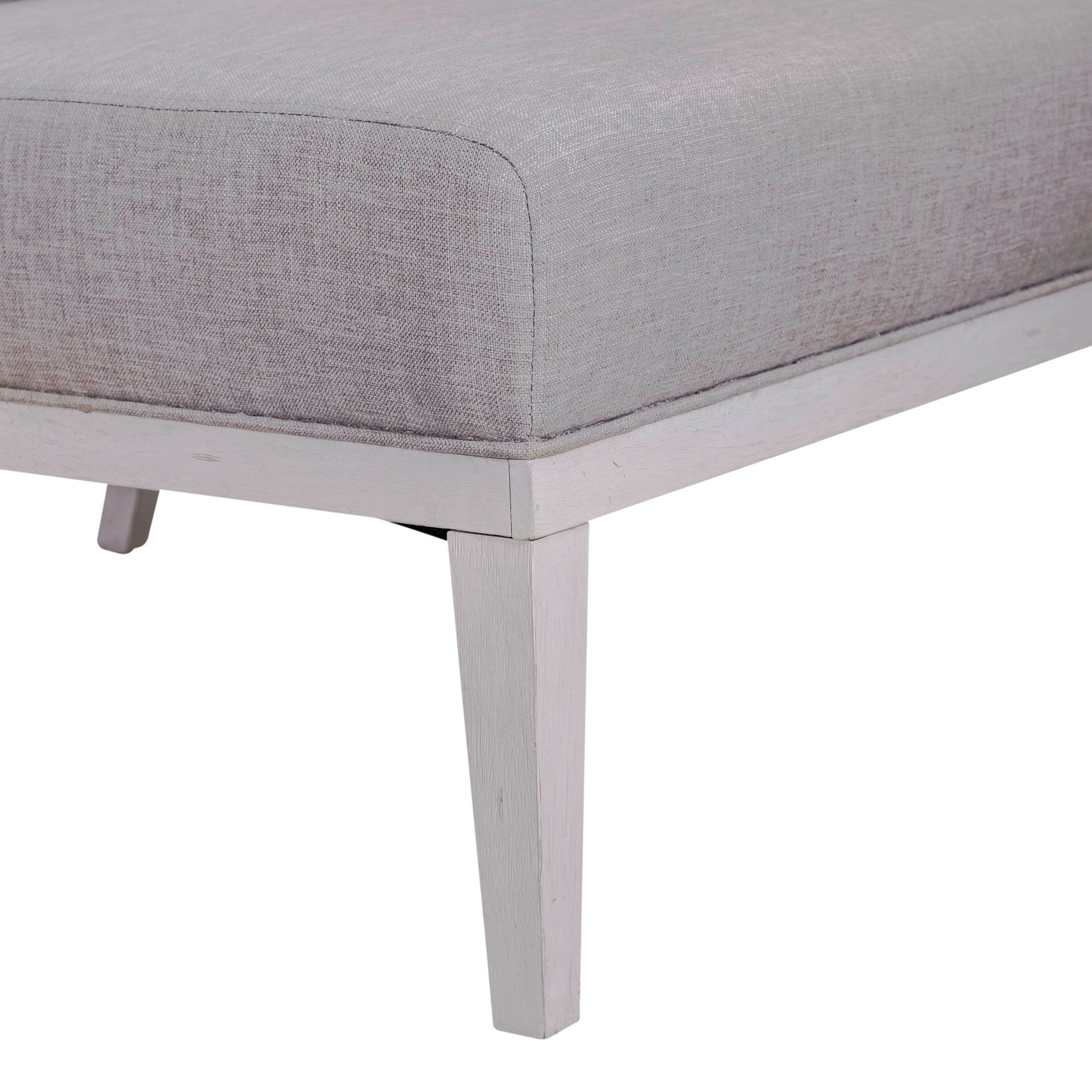 Allyson Park - Upholstered Accent Chair - Wirebrushed White - Hornell Furniture Outlet