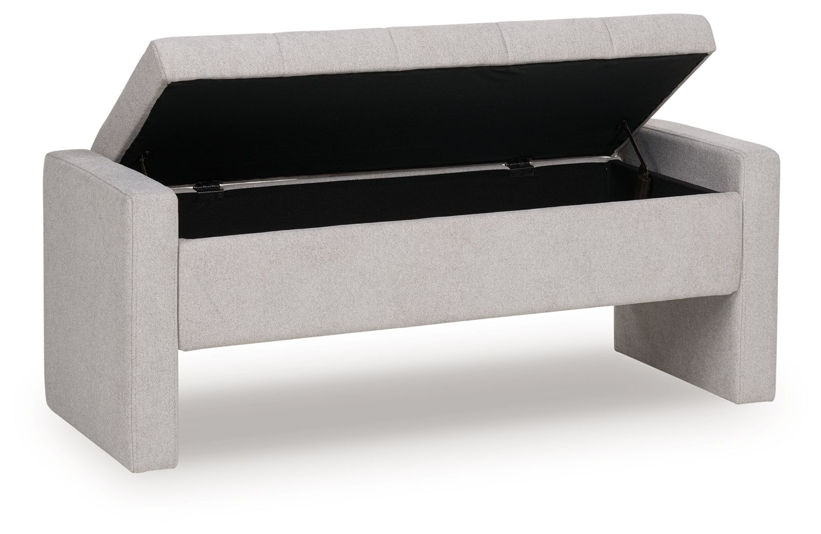 Akselman - Gray - Storage Bench - Hornell Furniture Outlet