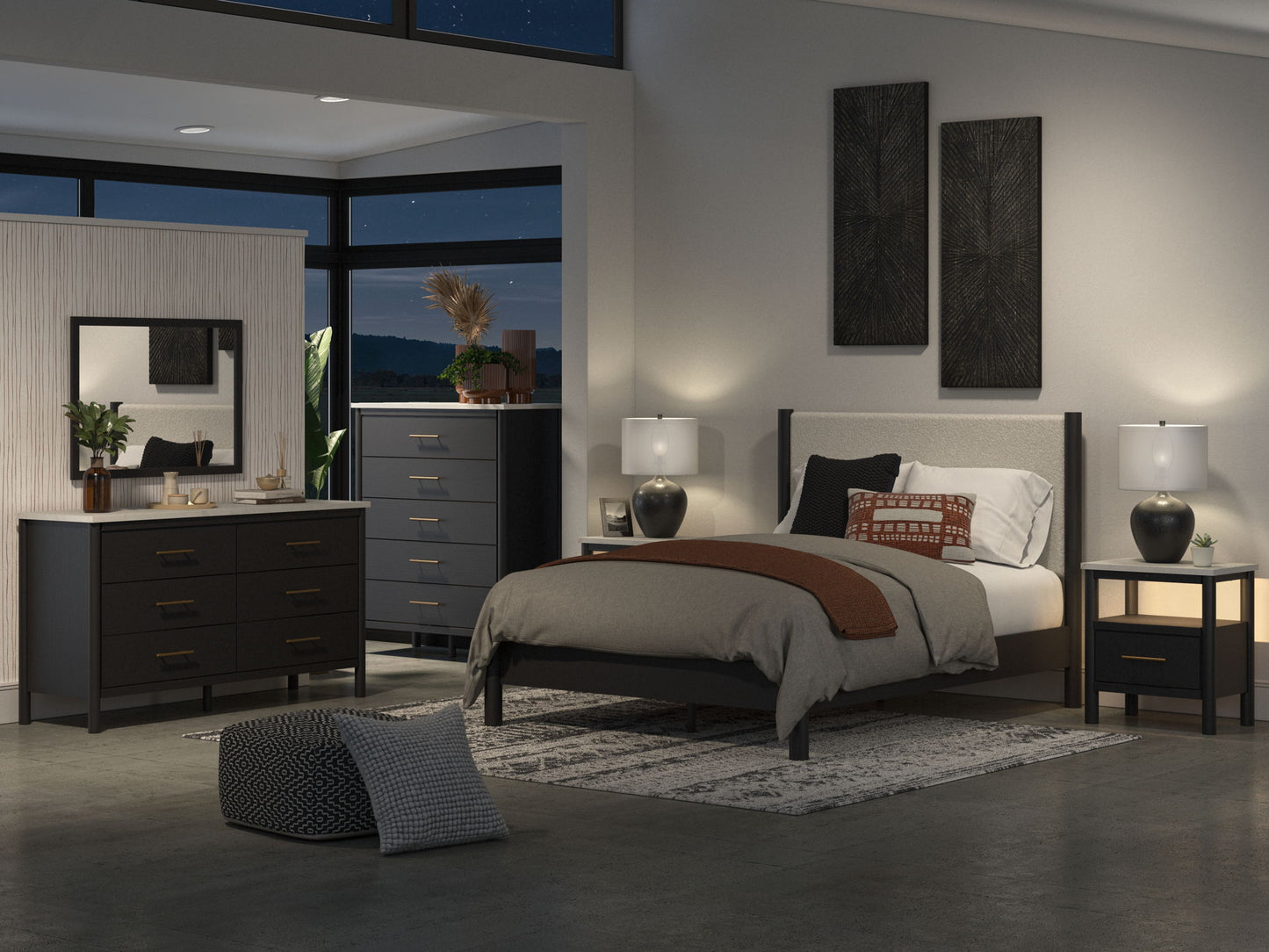 Cadmori - One Drawer Night Stand - Hornell Furniture Outlet