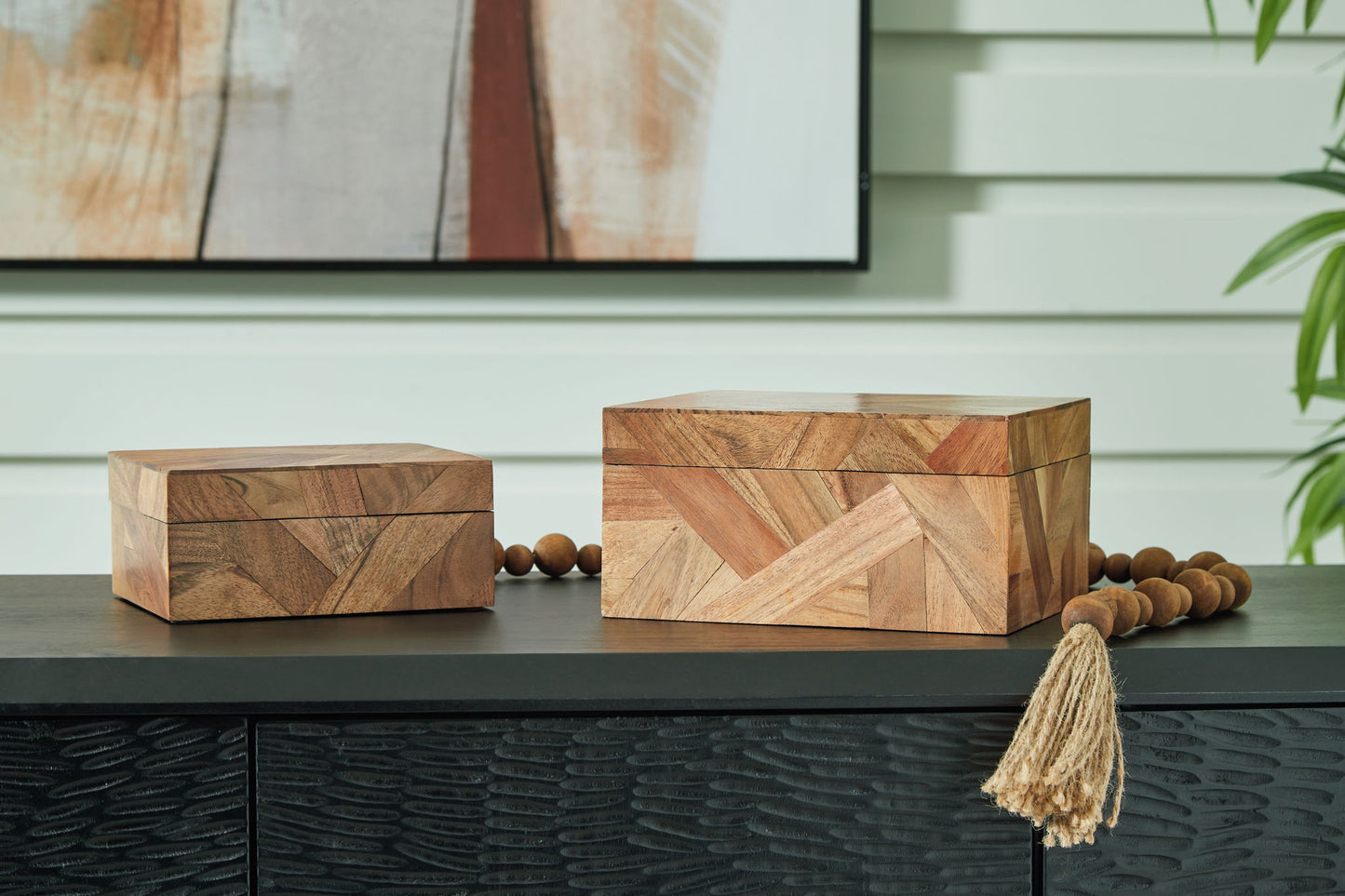Antford - Brown - Box Set (Set of 2) - Hornell Furniture Outlet