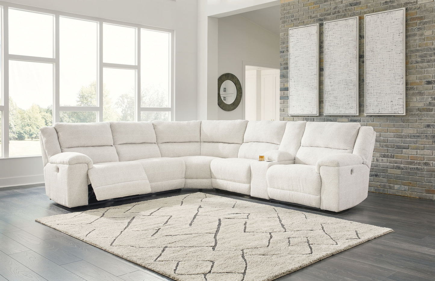 Keensburg - Power Reclining Sectional - Hornell Furniture Outlet