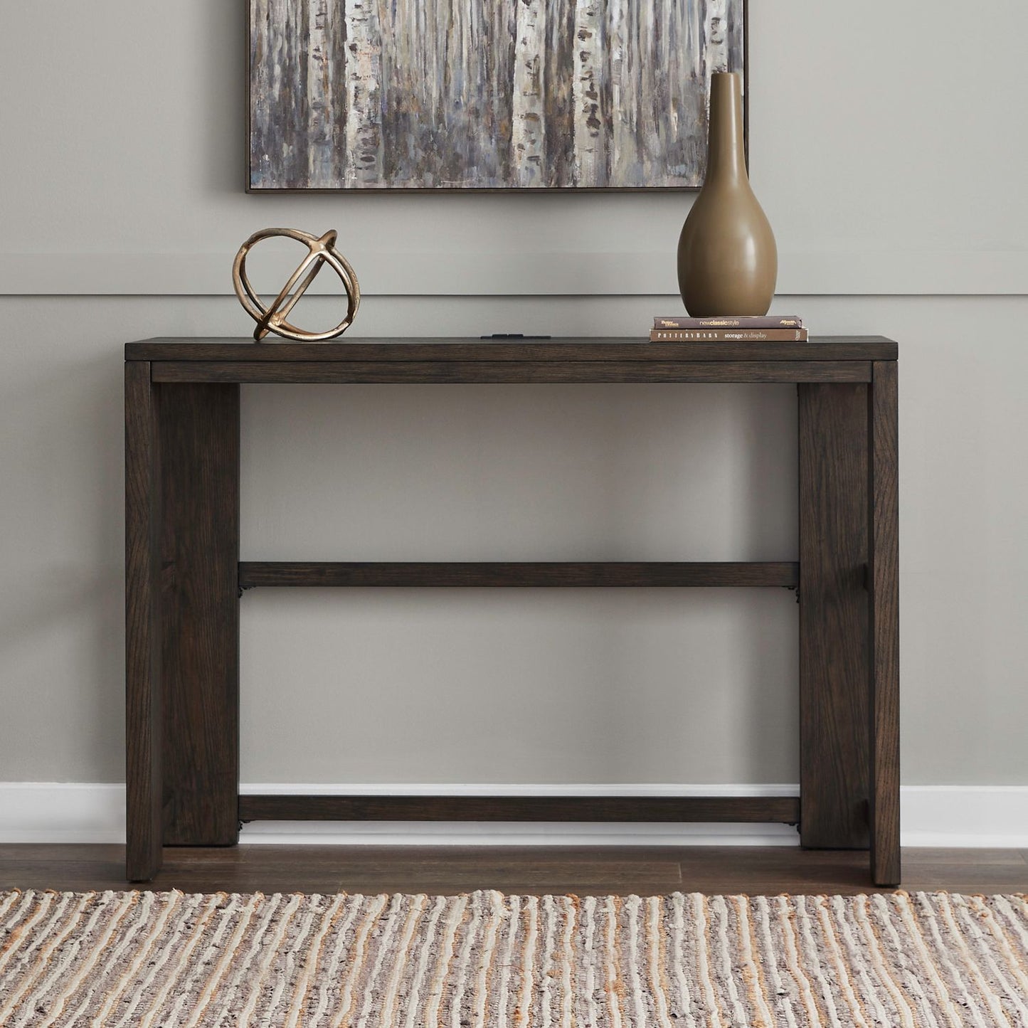 Harrison - Console Table - Brown - Hornell Furniture Outlet