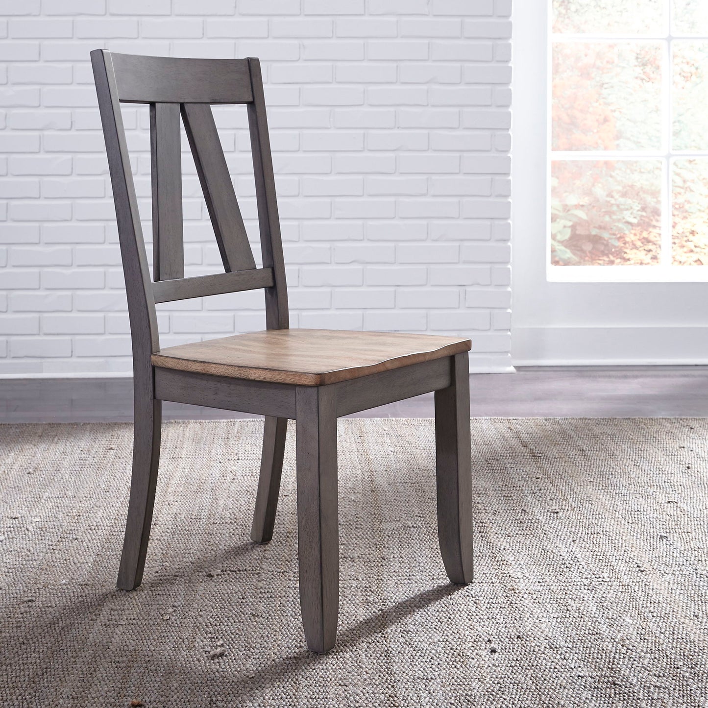 Lindsey Farm - Splat Back Side Chair (RTA) - Hornell Furniture Outlet