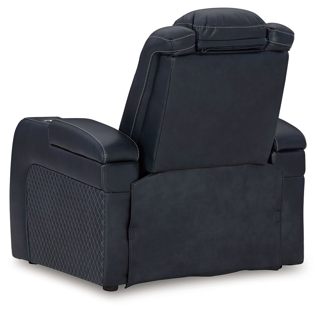 Fyne - dyme - Power Recliner/Adj Headrest - Hornell Furniture Outlet