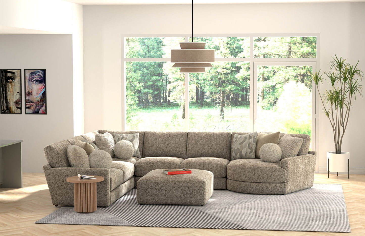 Turner - Sectional - Hornell Furniture Outlet