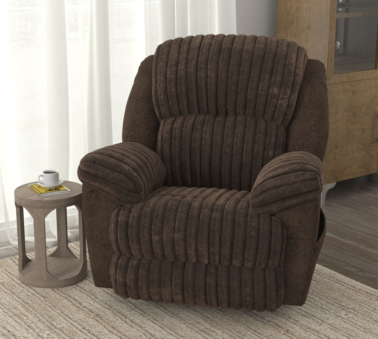 Shaggy - Power Lay Flat Recliner With Zero Gravity - Hornell Furniture Outlet