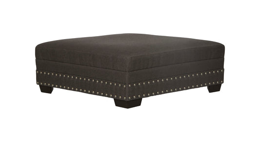 Crawford - Cocktail Ottoman - Dark Gray - Hornell Furniture Outlet