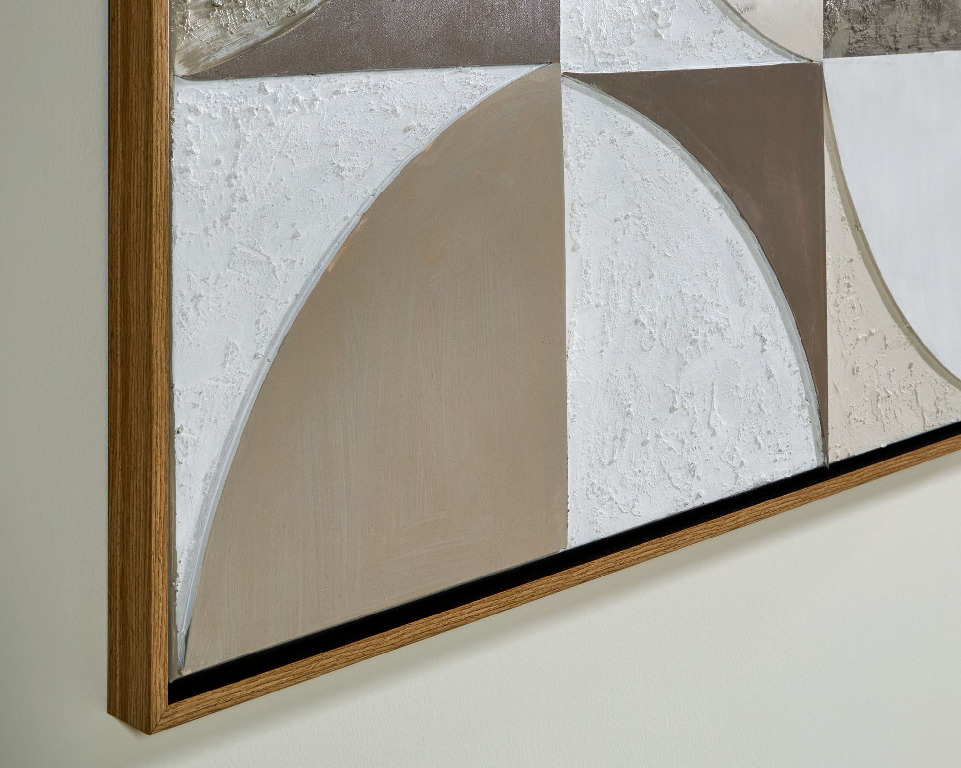 Harelman - Tan / Taupe / White - Wall Art - Hornell Furniture Outlet