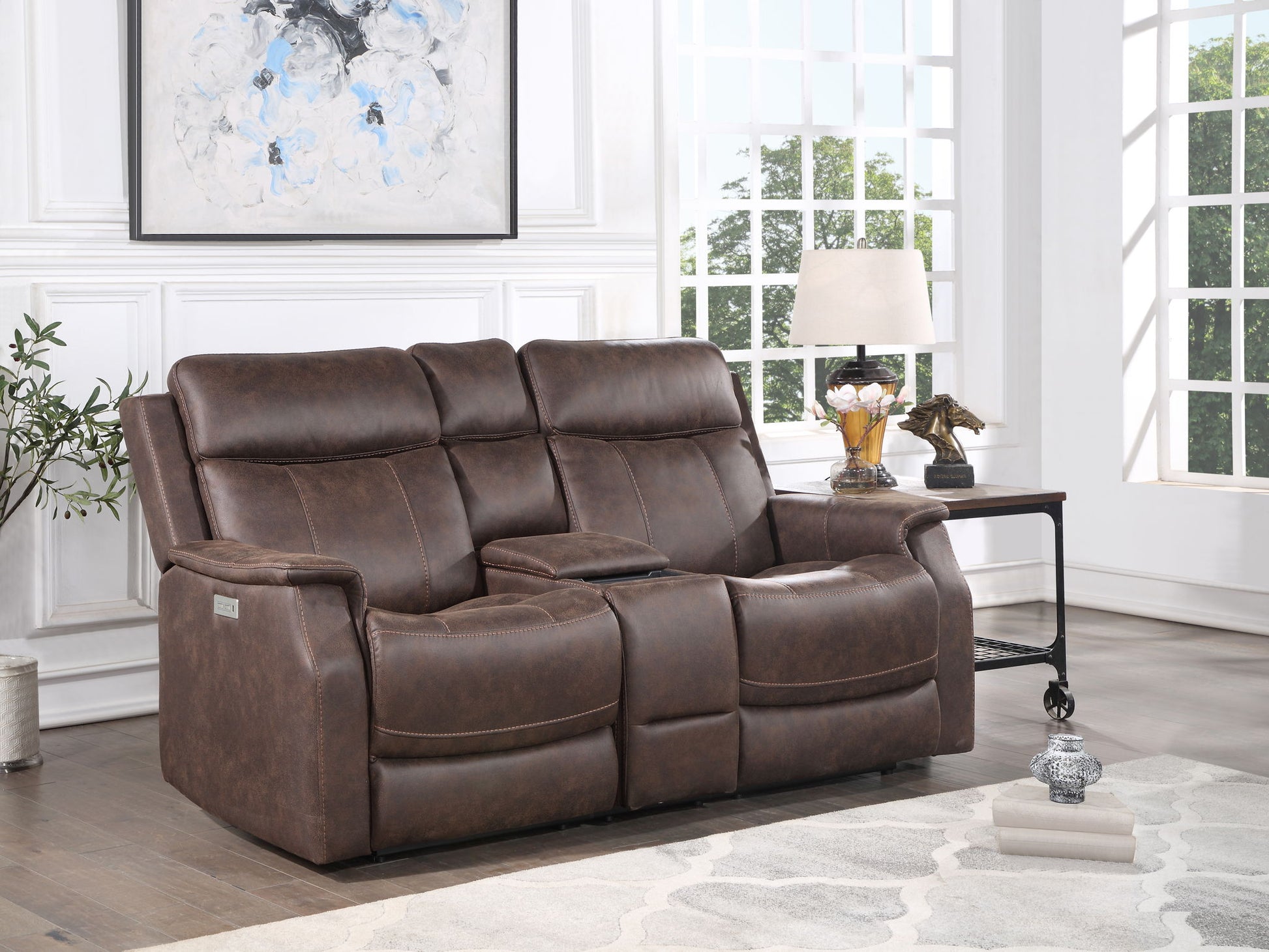 Valencia - Dual Power Reclining Set - Hornell Furniture Outlet