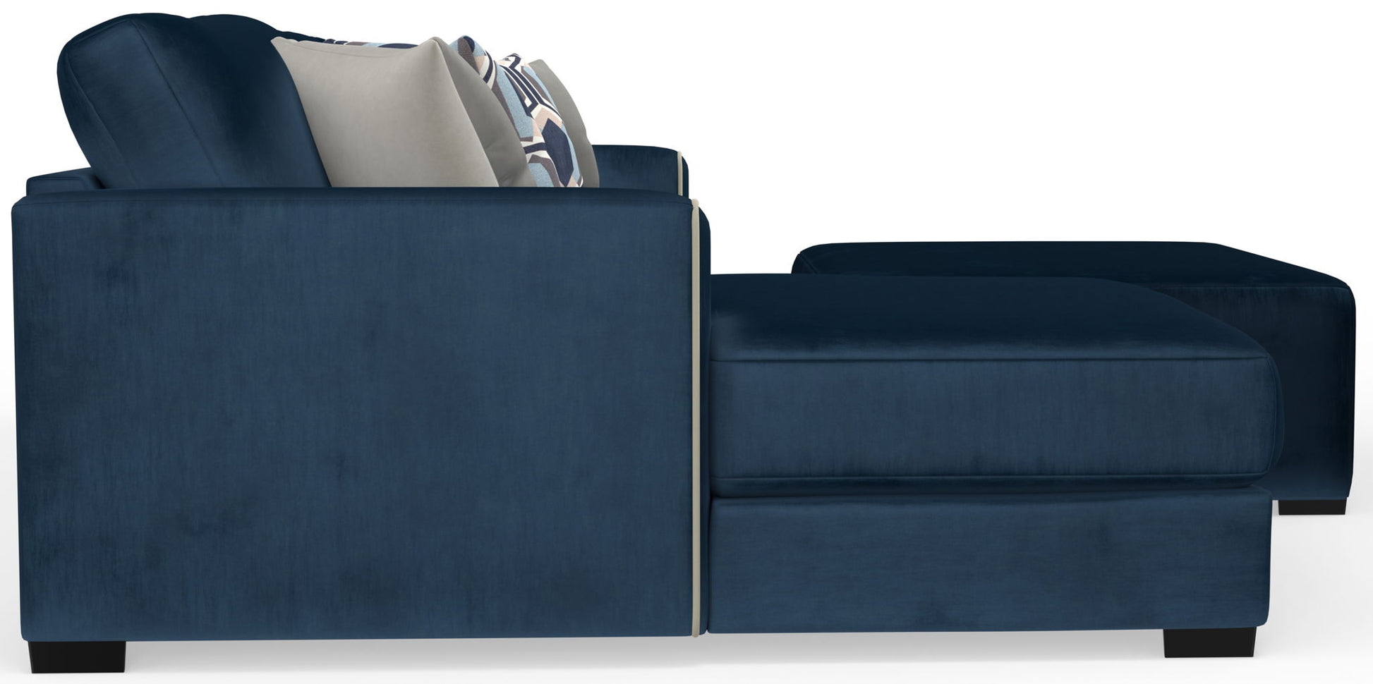 Jetson - Sectional With Comfort Coil Seat Cushions, Included Accent Pillows & Cocktail Ottoman - Hornell Furniture Outlet