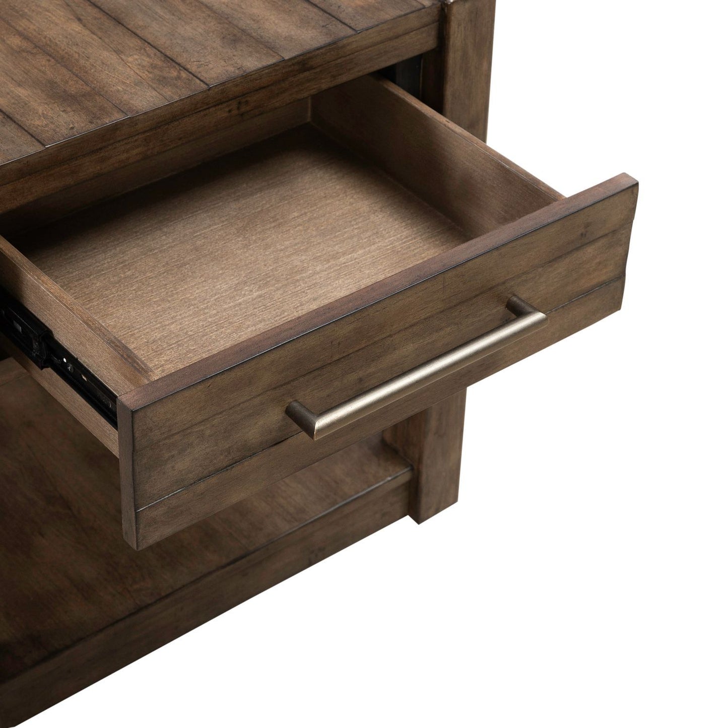 Broadmore - Drawer End Table - Brown - Hornell Furniture Outlet
