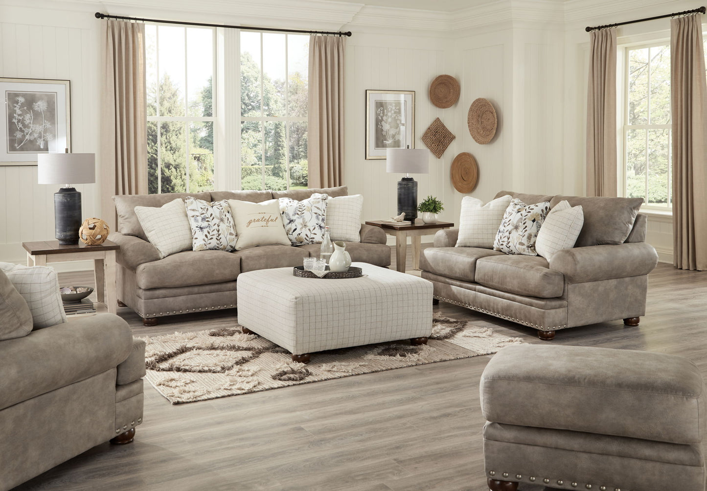 Briarcliff - Sofa - Pebble - Hornell Furniture Outlet