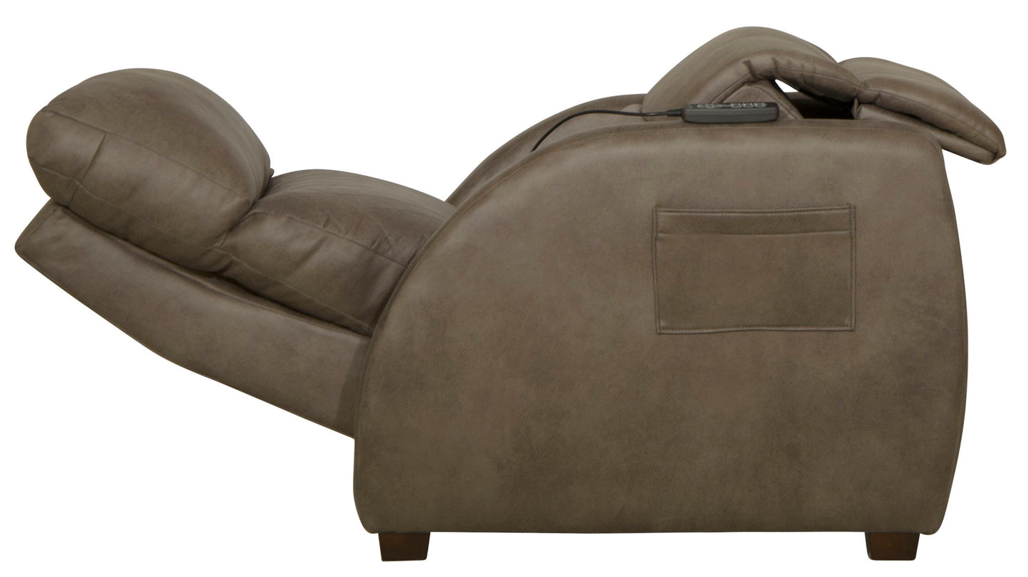 Relaxer - Power Headrest Power Lay Flat Reclining With Heat / Massage / Lumbar / Zero Gravity - Hornell Furniture Outlet
