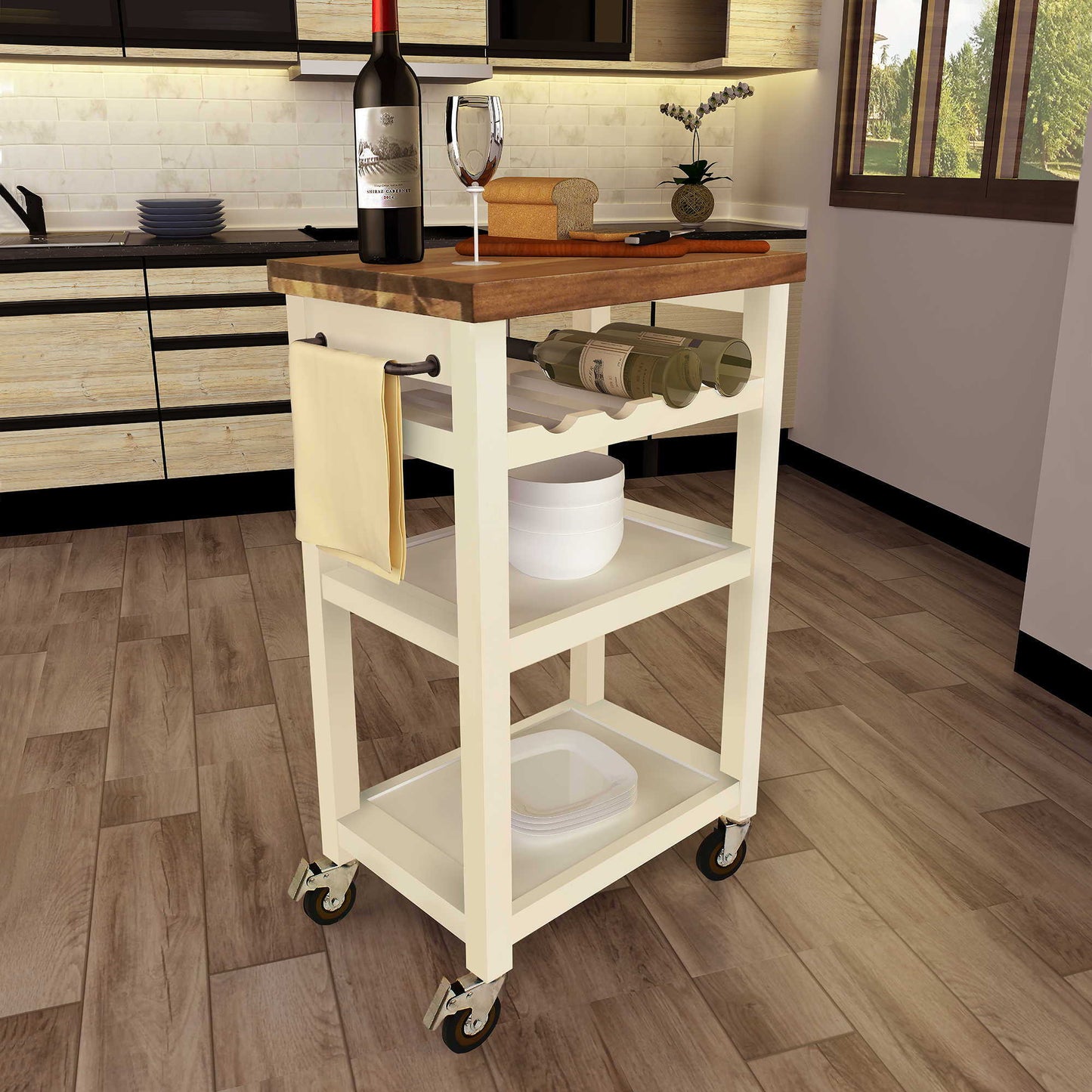 Belden - Kitchen Cart - Hornell Furniture Outlet