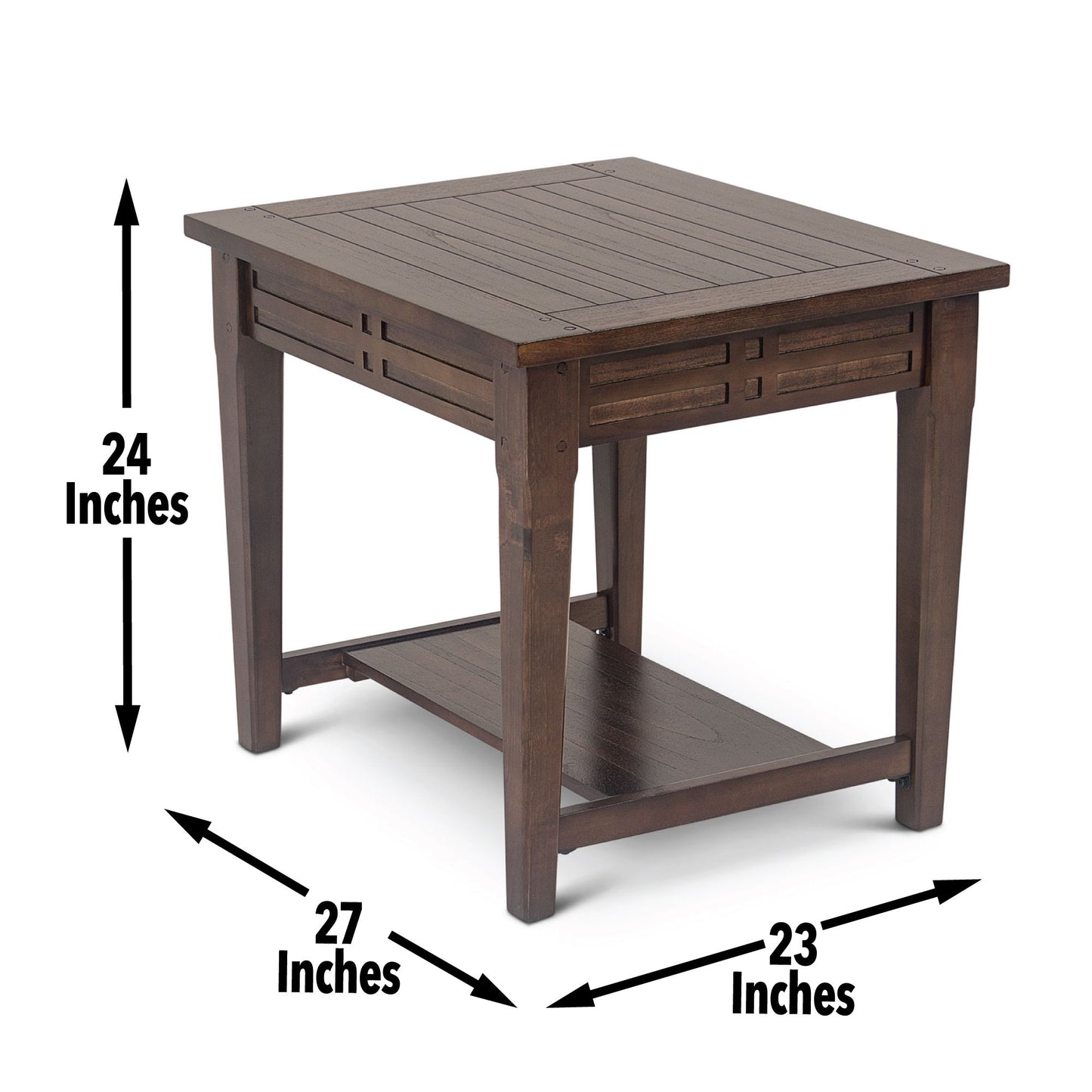 Crestline - End Table - Brown - Hornell Furniture Outlet