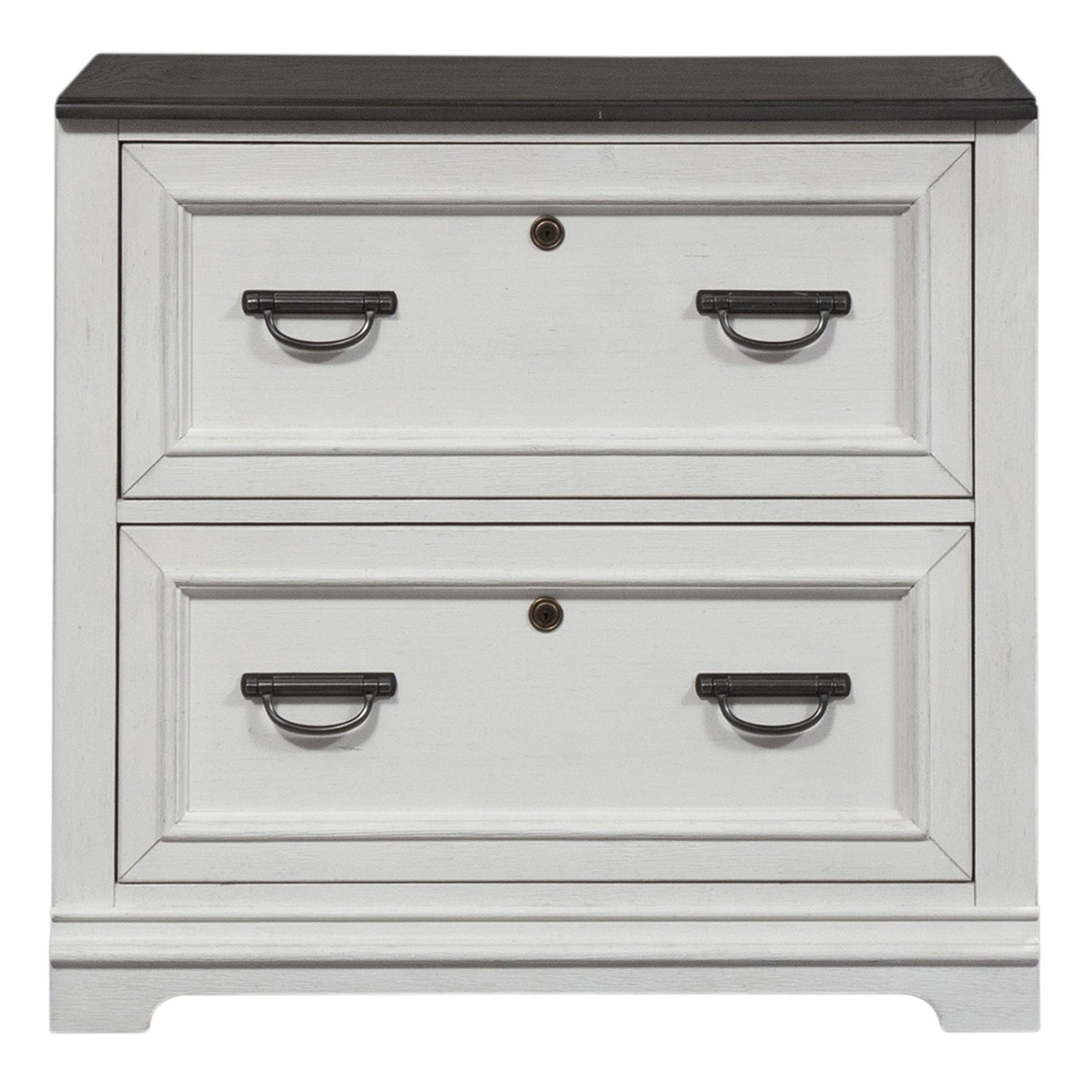 Allyson Park - Bunching Lateral File Cabinet - White - Hornell Furniture Outlet