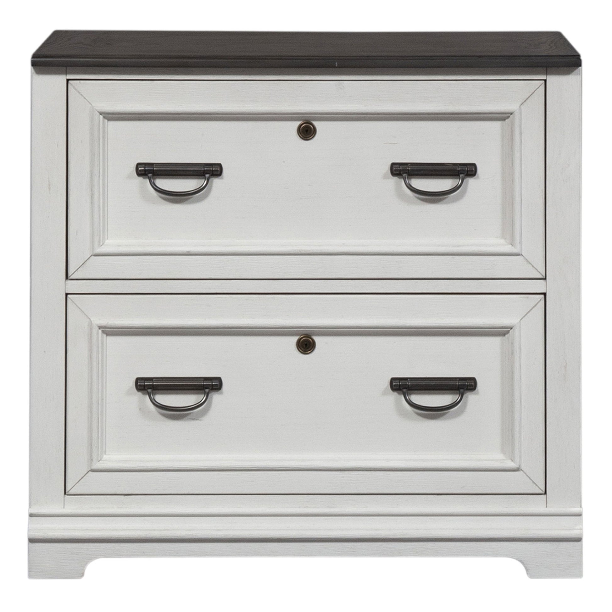 Allyson Park - Bunching Lateral File Cabinet - White - Hornell Furniture Outlet