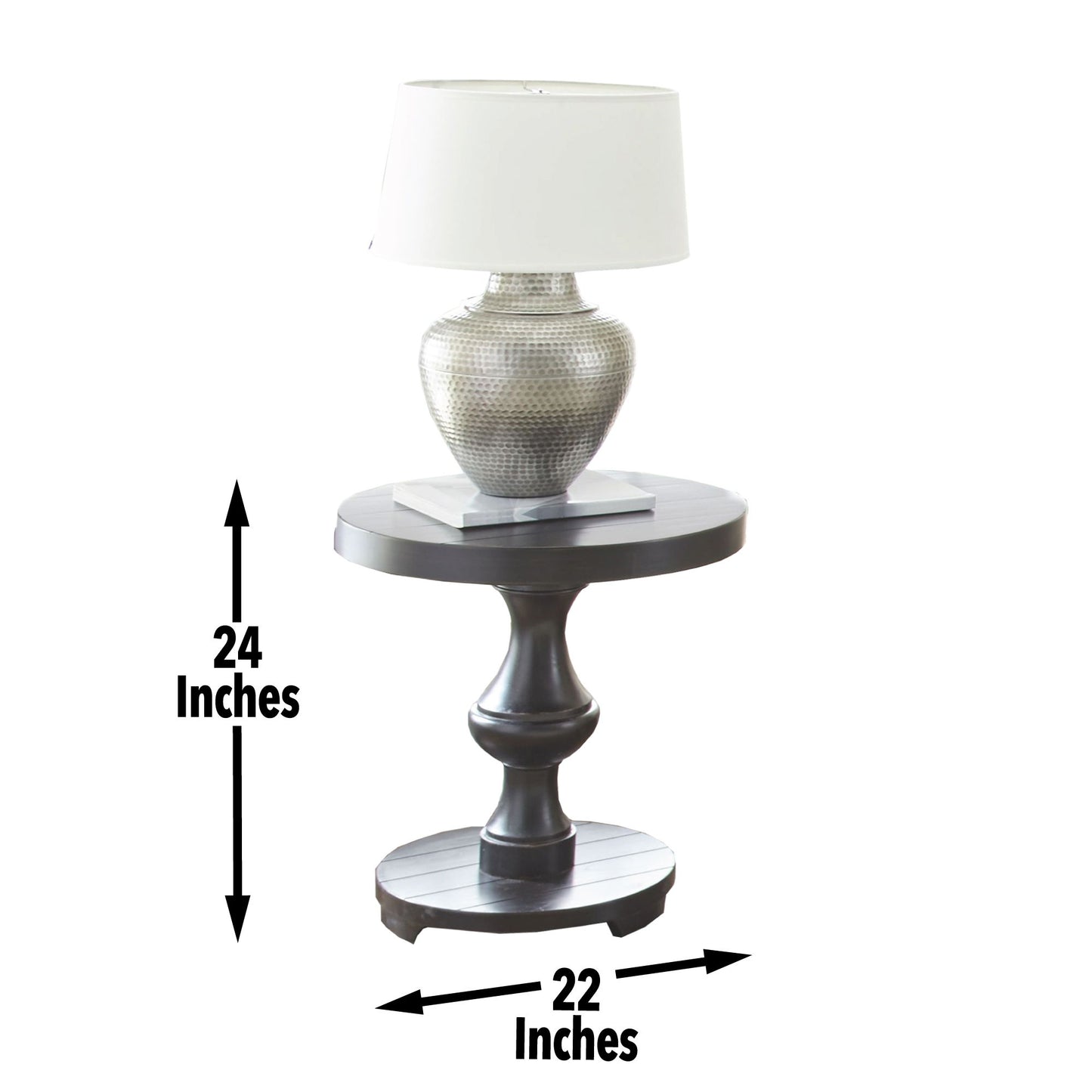 Dory - Round End Table - Hornell Furniture Outlet