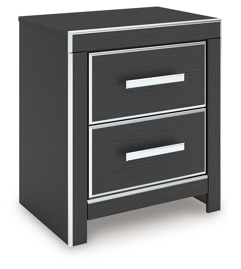 Zuraleus - Two Drawer Night Stand - Hornell Furniture Outlet