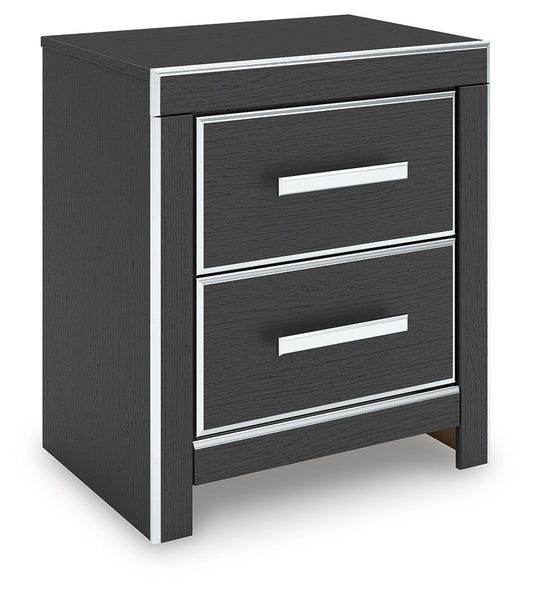 Zuraleus - Two Drawer Night Stand - Hornell Furniture Outlet
