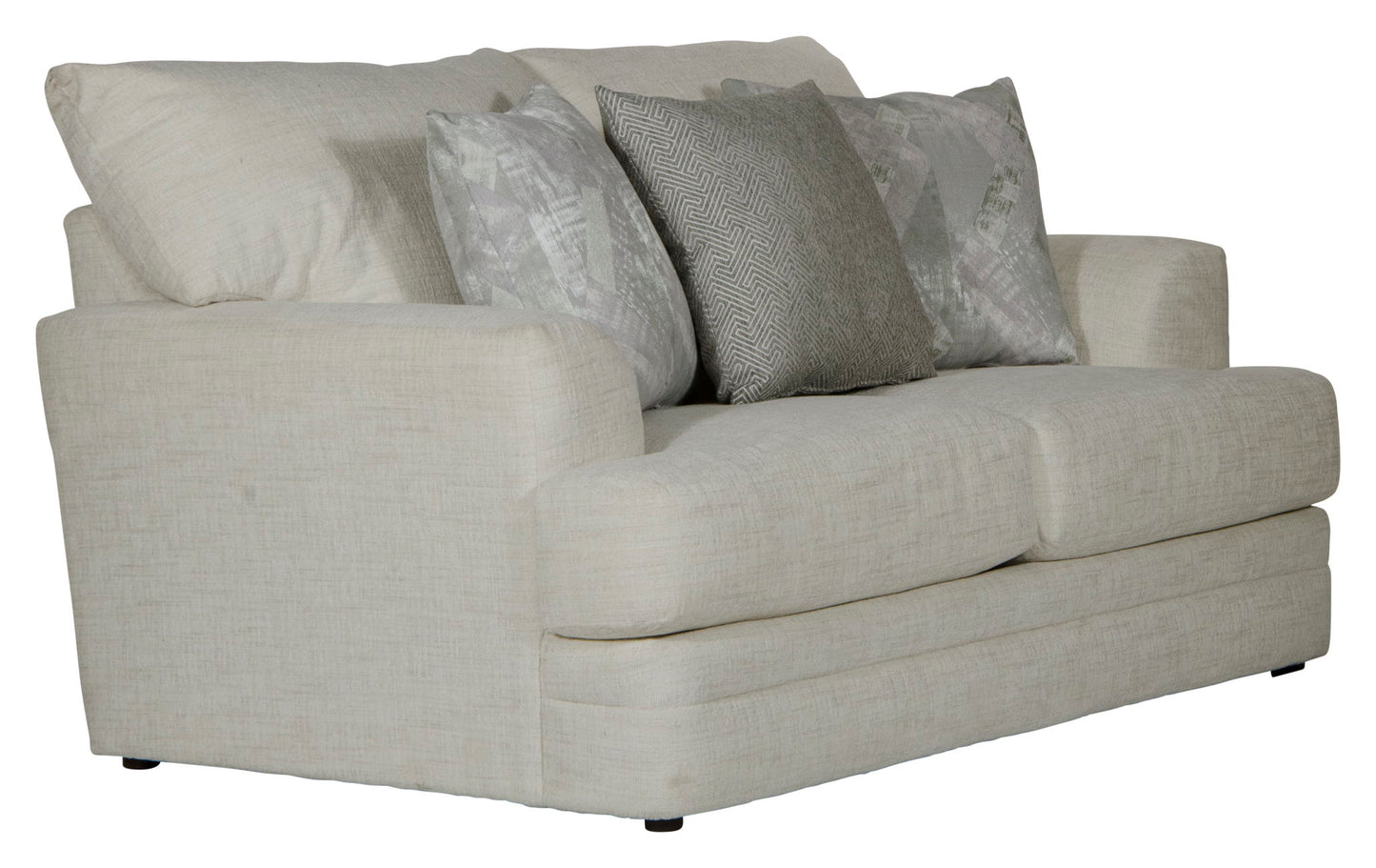 Zeller - Loveseat - Cream - Hornell Furniture Outlet