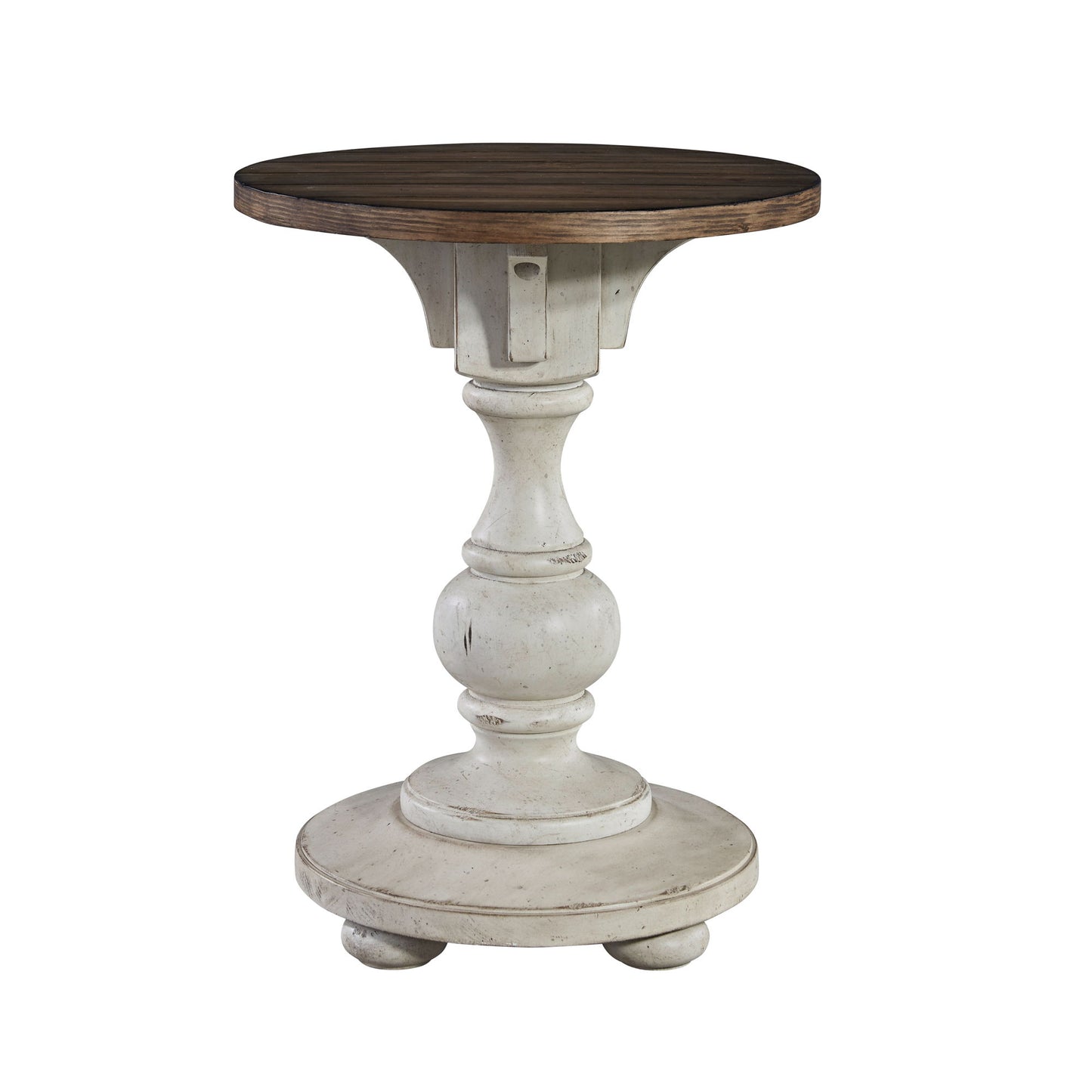Morgan Creek - Chair Side Table - White - Hornell Furniture Outlet