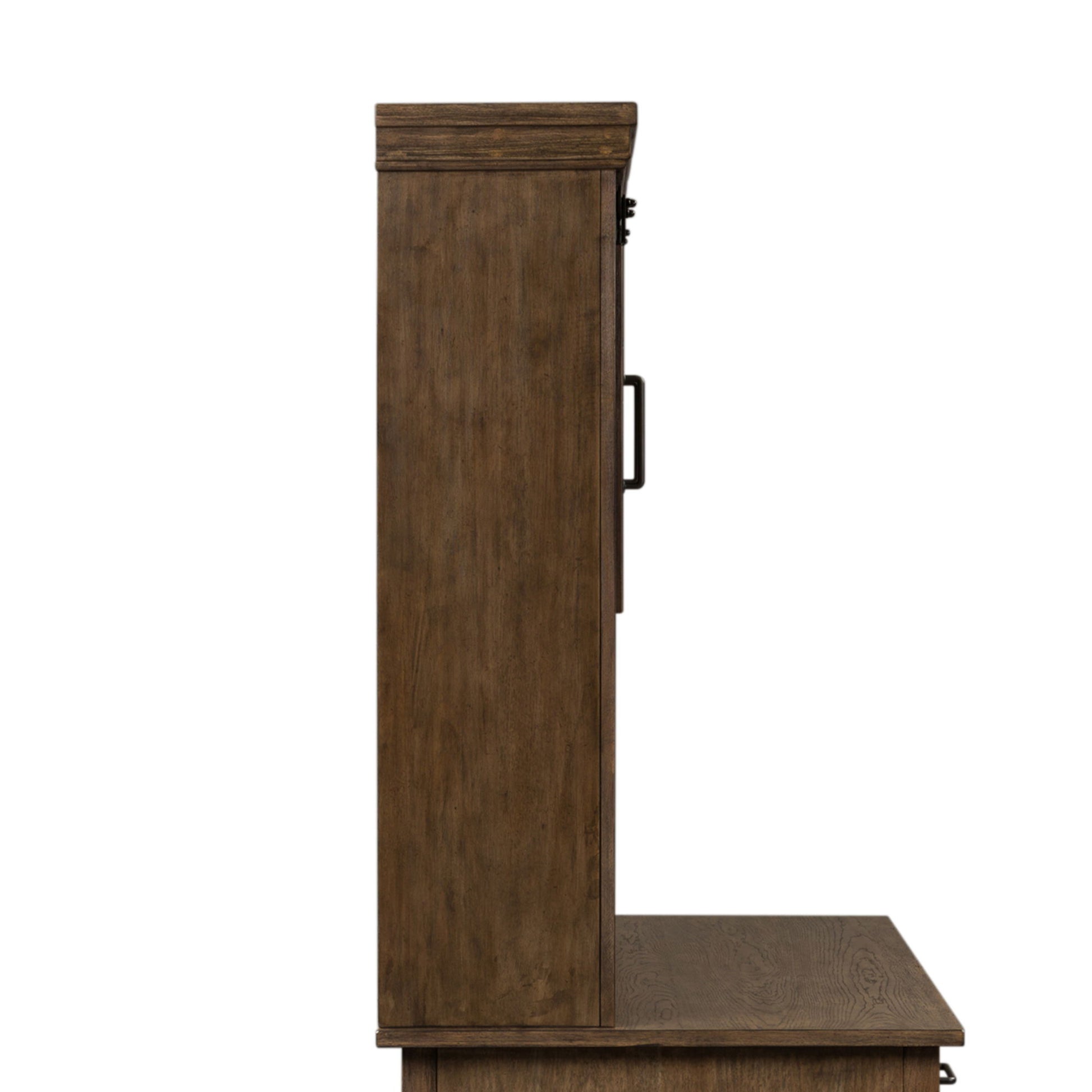 Sonoma Road - Credenza Hutch - Light Brown - Hornell Furniture Outlet