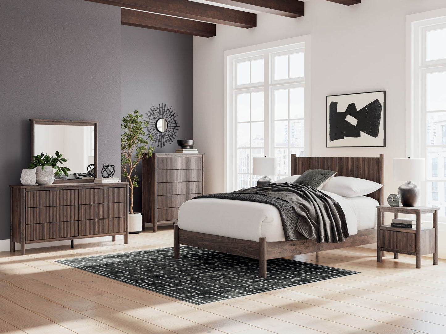 Pamytta - Six Drawer Dresser - Hornell Furniture Outlet